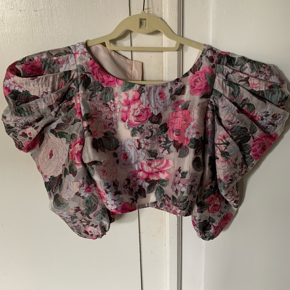 Lovers and Friends Floral Puff Sleeve Top